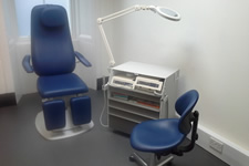 podiatry treatment room
