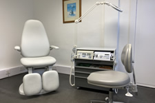 podiatrist treatment room